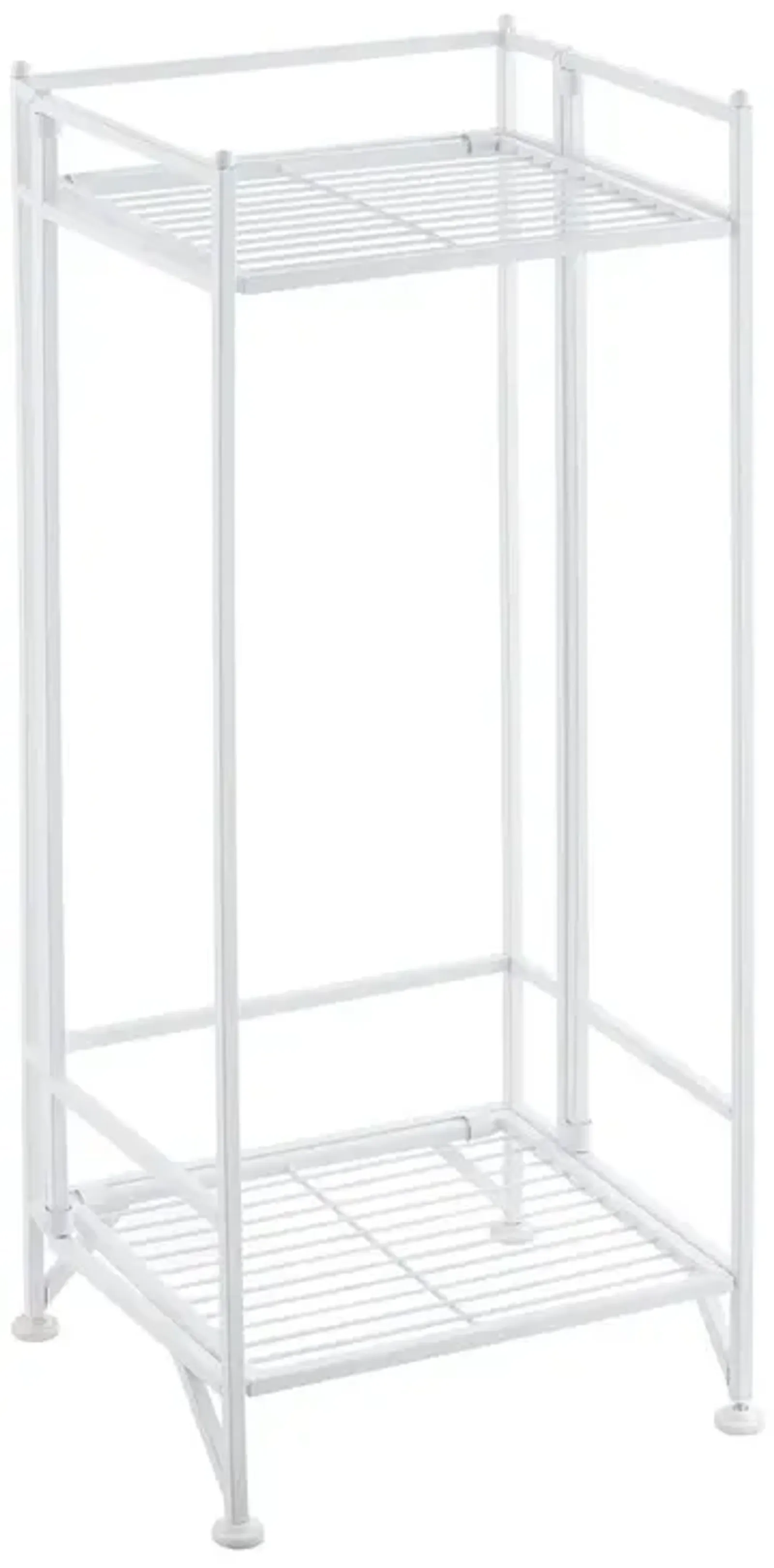 Convenience Concepts Xtra Storage 2 Tier Tall Folding Metal Stand