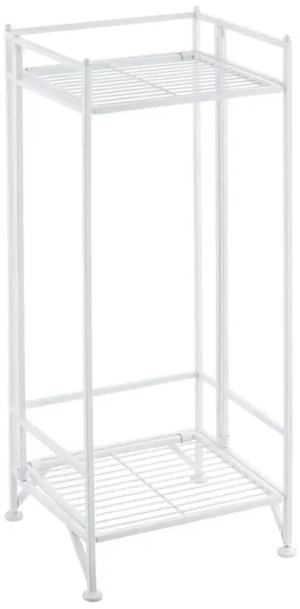 Convenience Concepts Xtra Storage 2 Tier Tall Folding Metal Stand