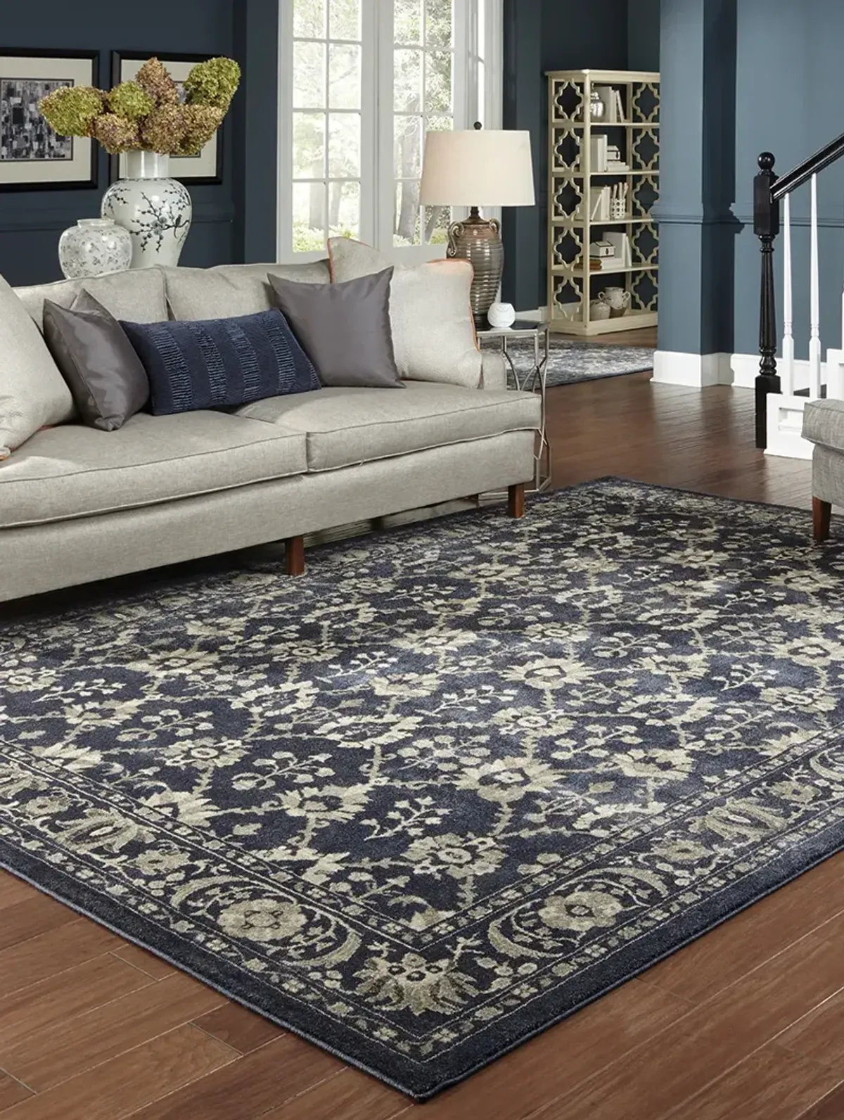 Richmond 7'10" Navy Rug