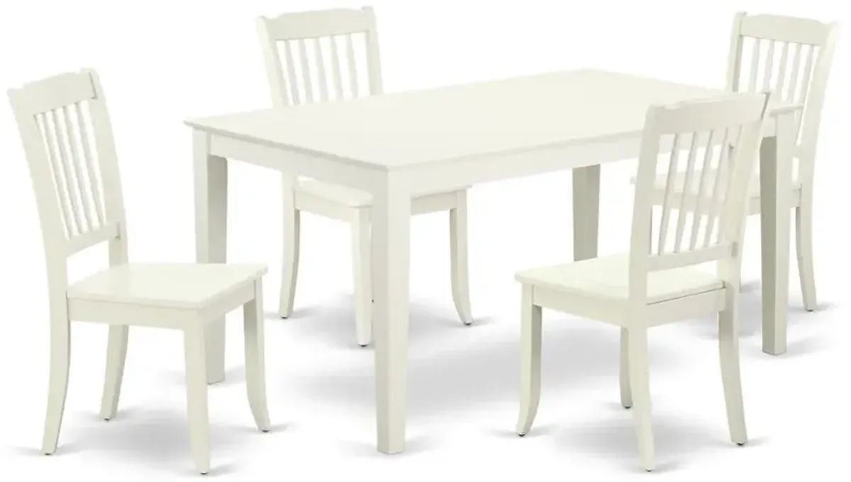 Dining Room Set Linen White