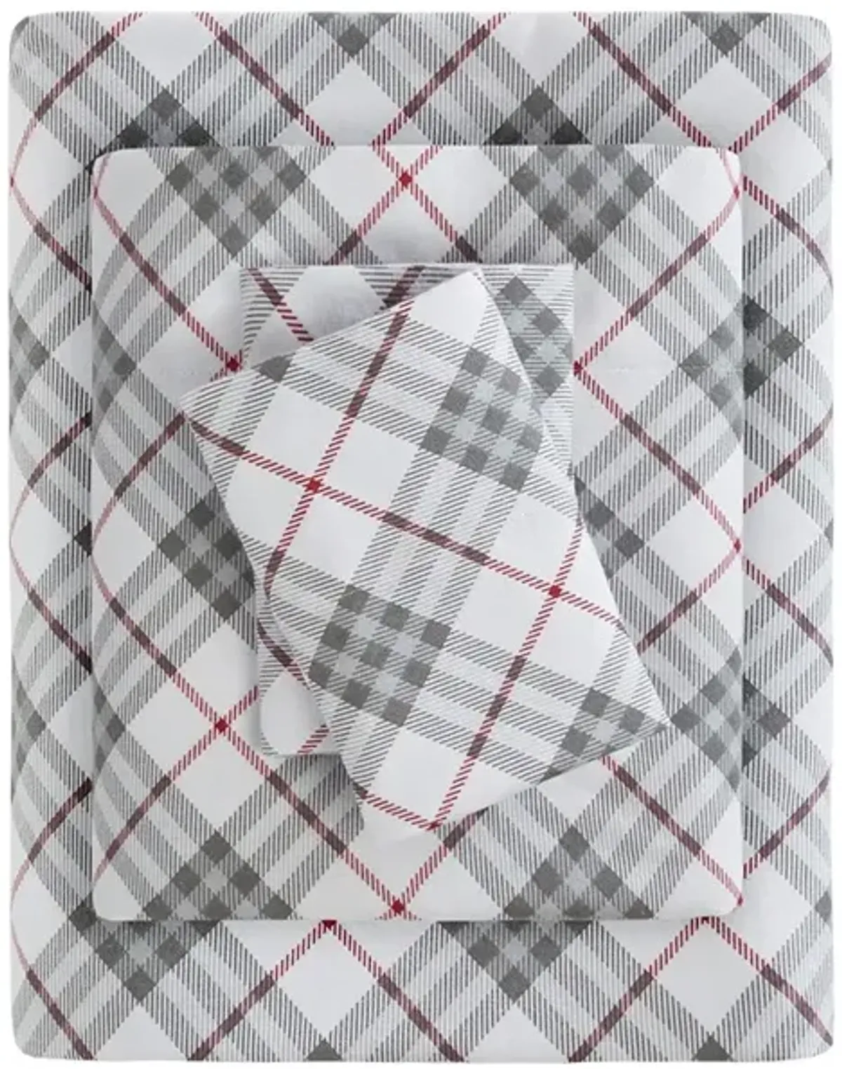 Gracie Mills Persephone 4-Peice Cotton Flannel Sheet Set