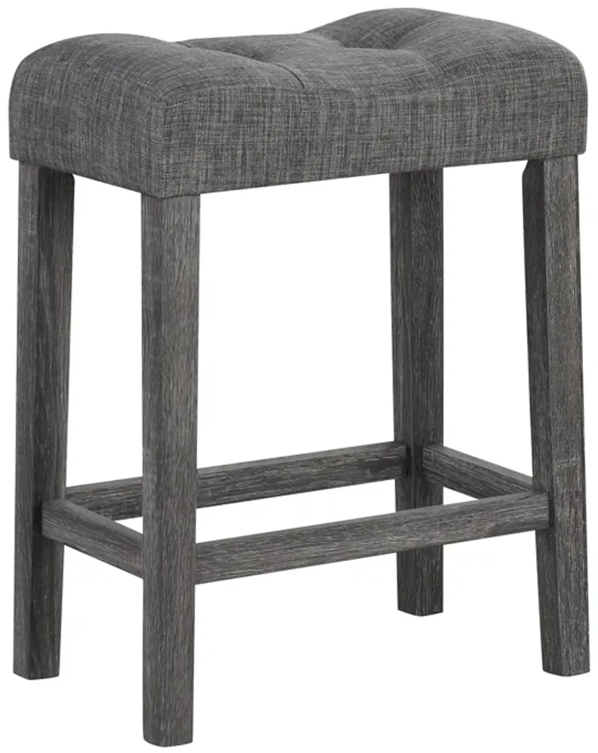 Set of 2 Saddle Bar Stools with Padded Seat