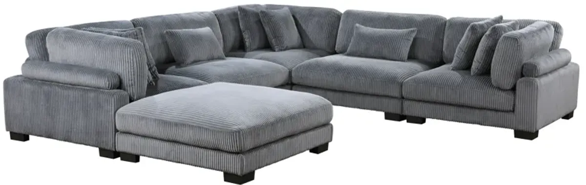 Traverse 5-Piece Sectional with Ottoman