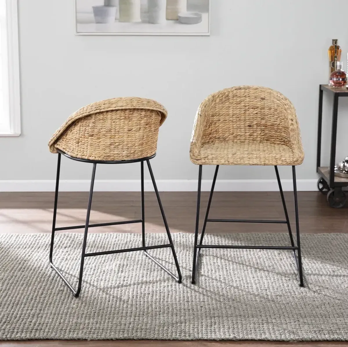 Sloat Pair of Counter Stools