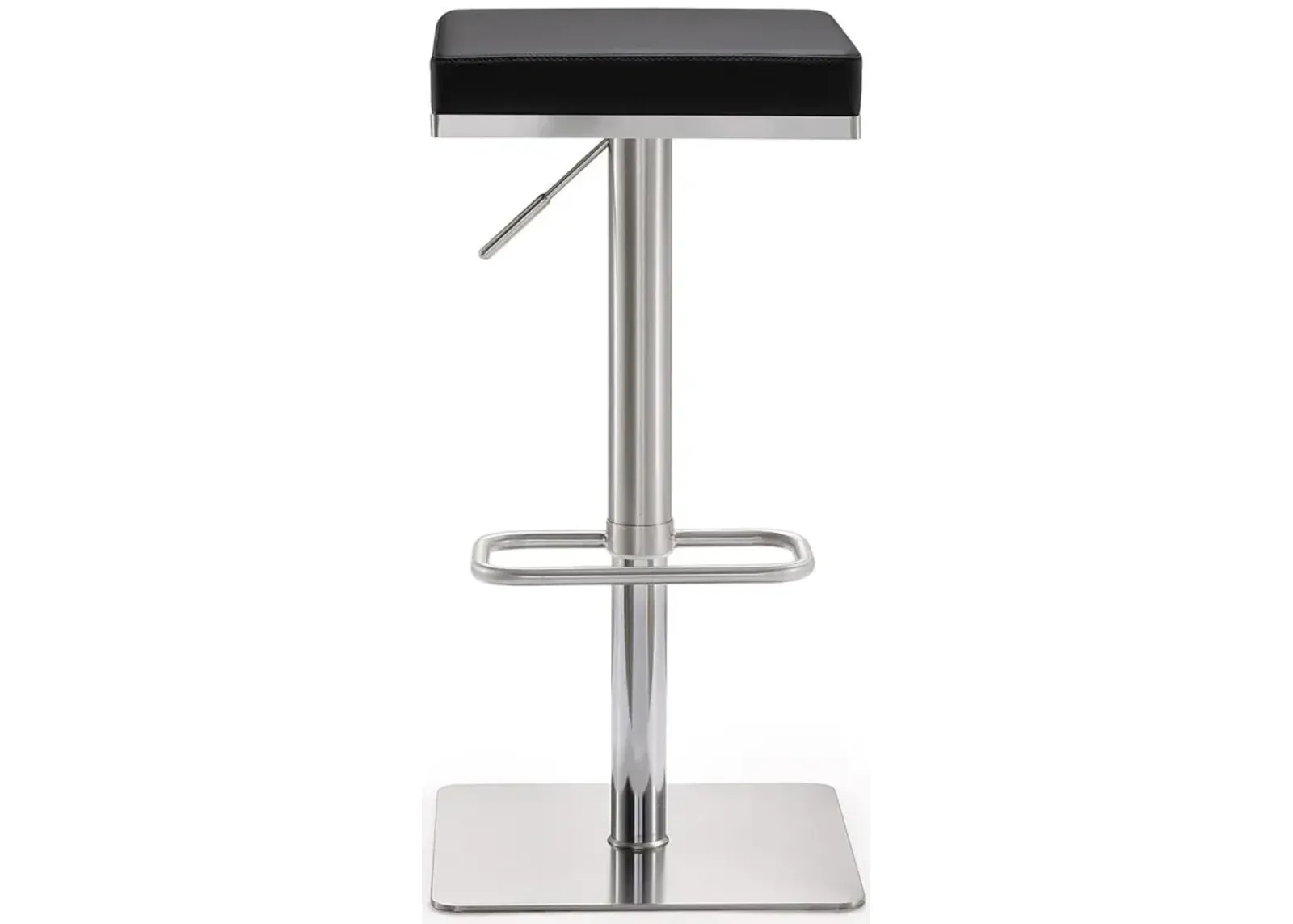 Belen Kox Contemporary Black Steel Adjustable Barstool, Belen Kox