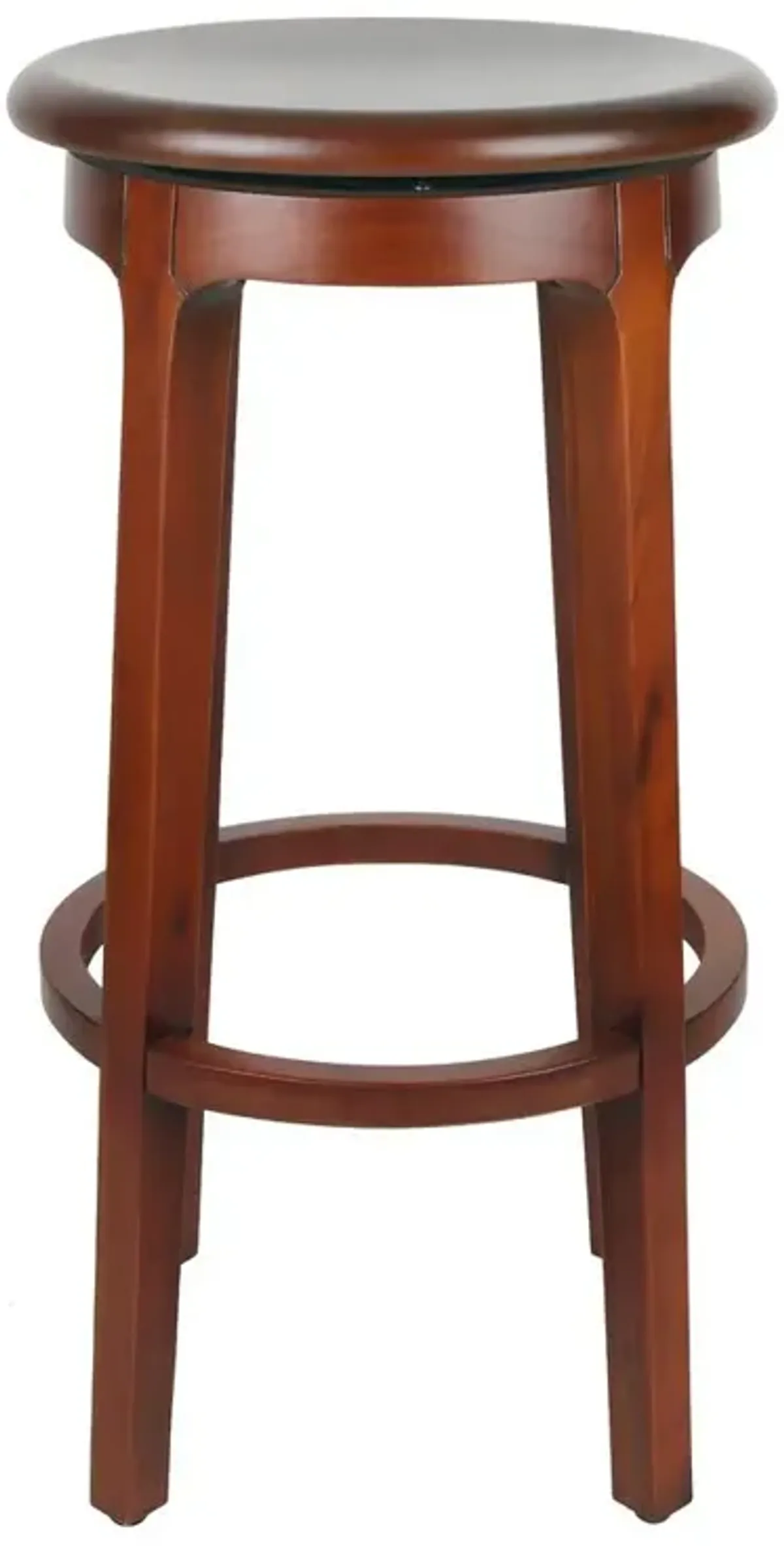 Foxy Mahogany Swivel Bar Stool