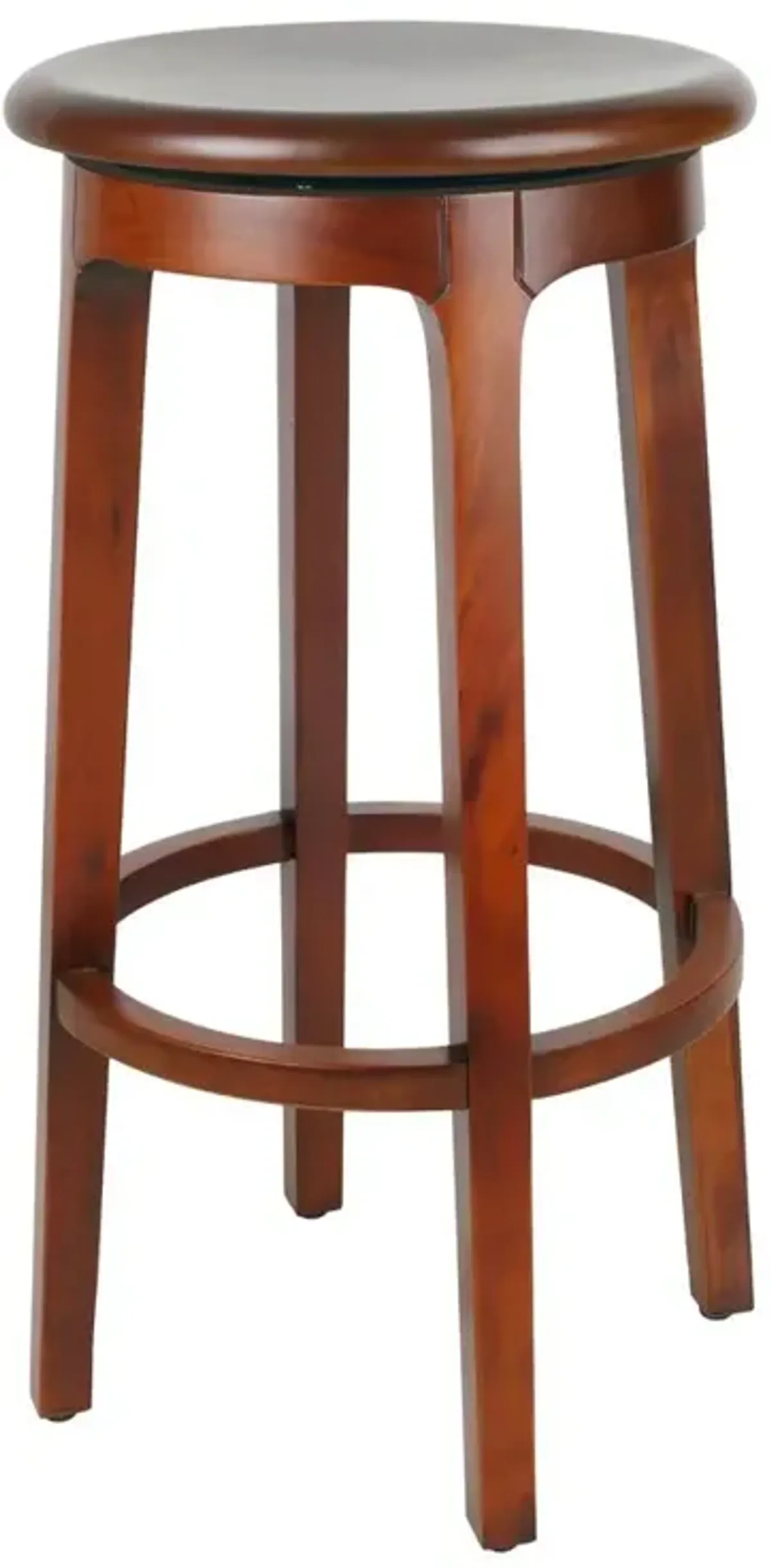 Foxy Mahogany Swivel Bar Stool