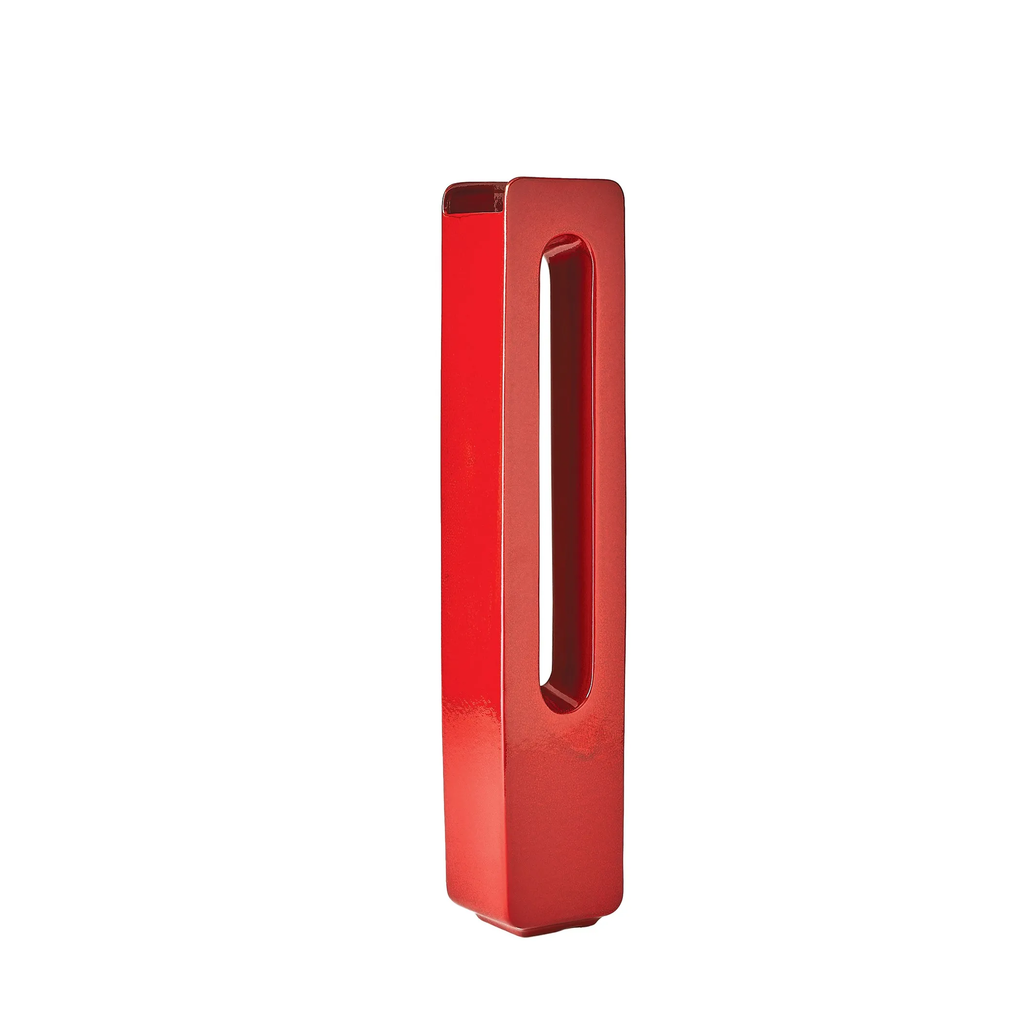 Rectangle Large Red Vase