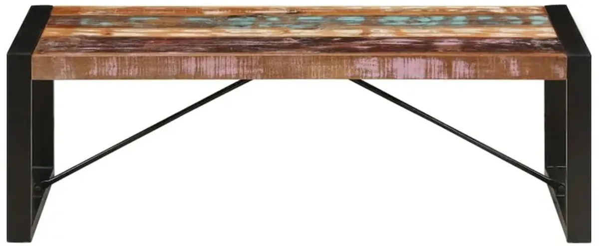 vidaXL Coffee Table 47.2"x23.6"x15.7" Solid Reclaimed Wood, 247425