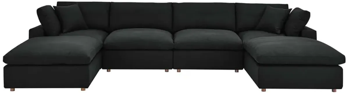 Commix Down Filled Overstuffed 6-Piece Sectional Sofa