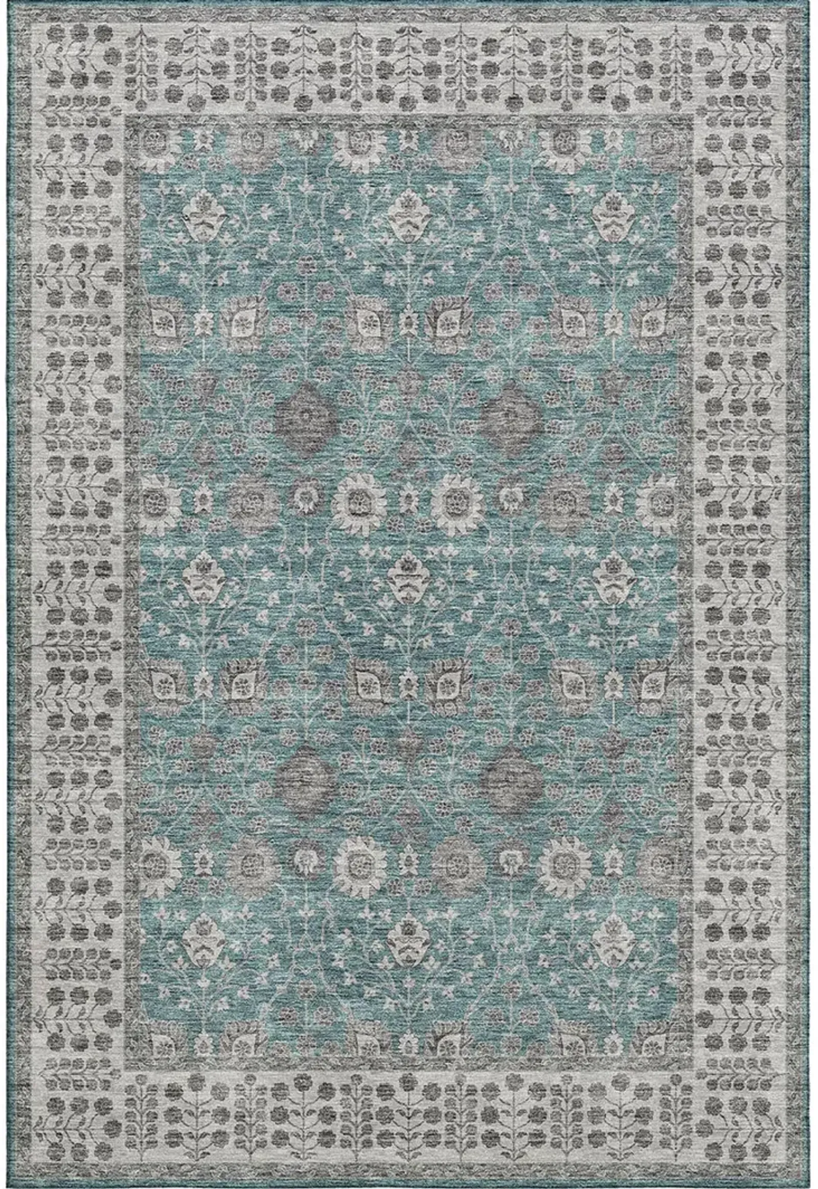 Hatay HY8 Teal 2'3" x 7'6" Rug