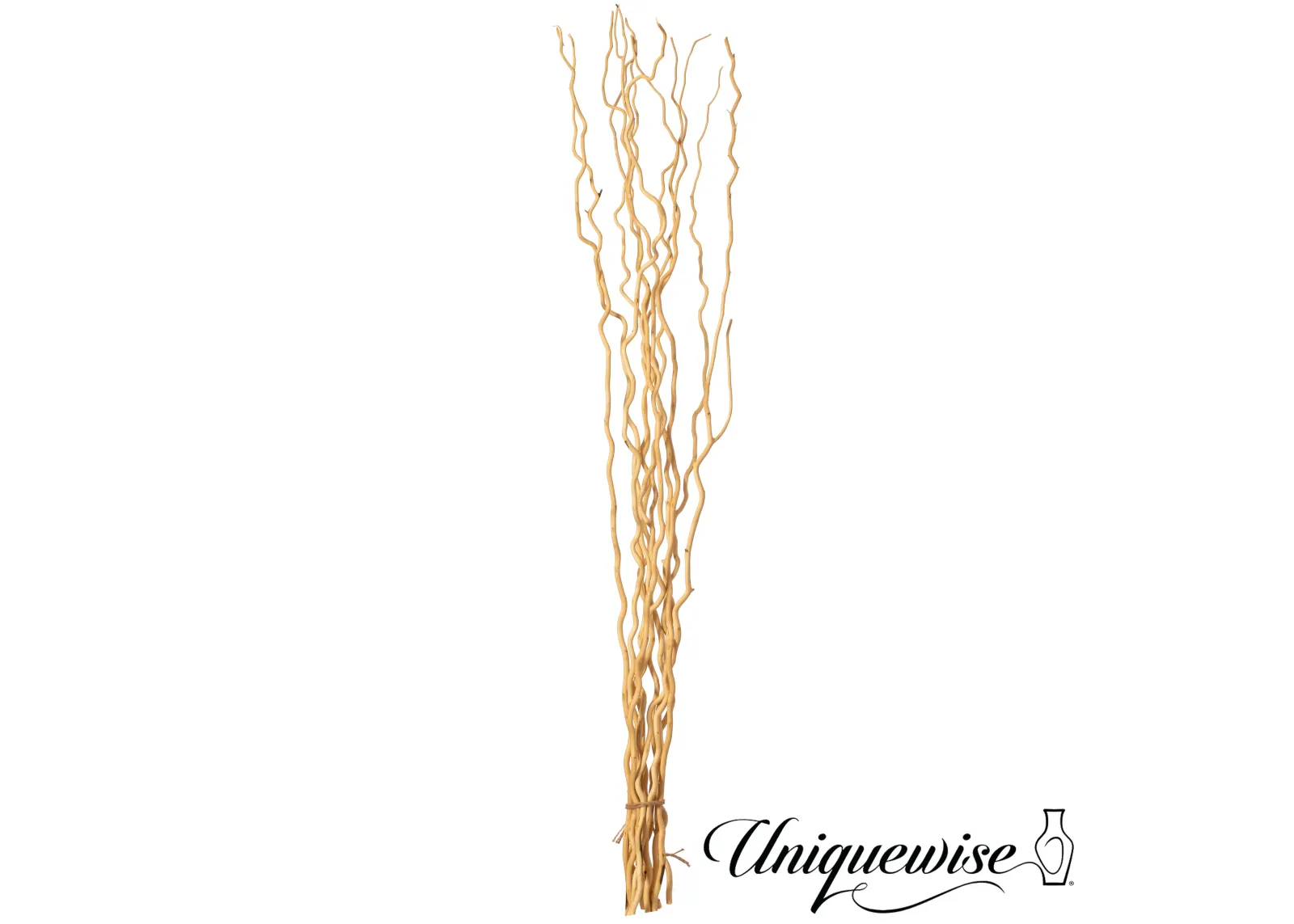 Uniquewise 12 pcs Natural Decorative Dry Branches Authentic Willow Sticks, Home Decoration and Wedding Craft 70 in, DIY Greenery Plants Craft Vases fillers Garden Hotel Farmhouse Decor.