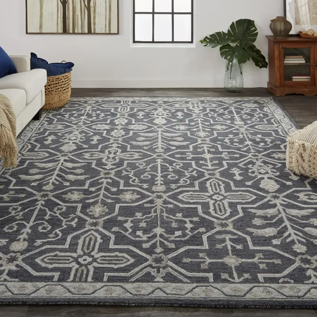 Fallon 8839F Blue/Gray 8' x 10' Rug