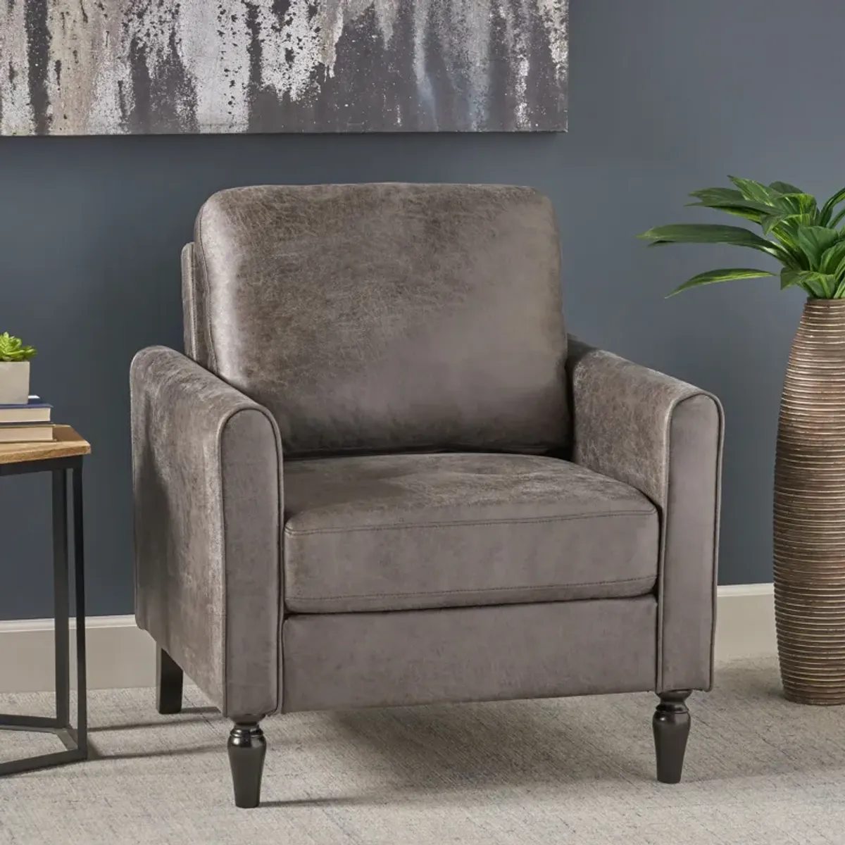 Merax Contemporary Club Chair with Cushion