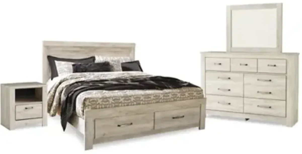 Bellaby King Panel Storage Bed Set