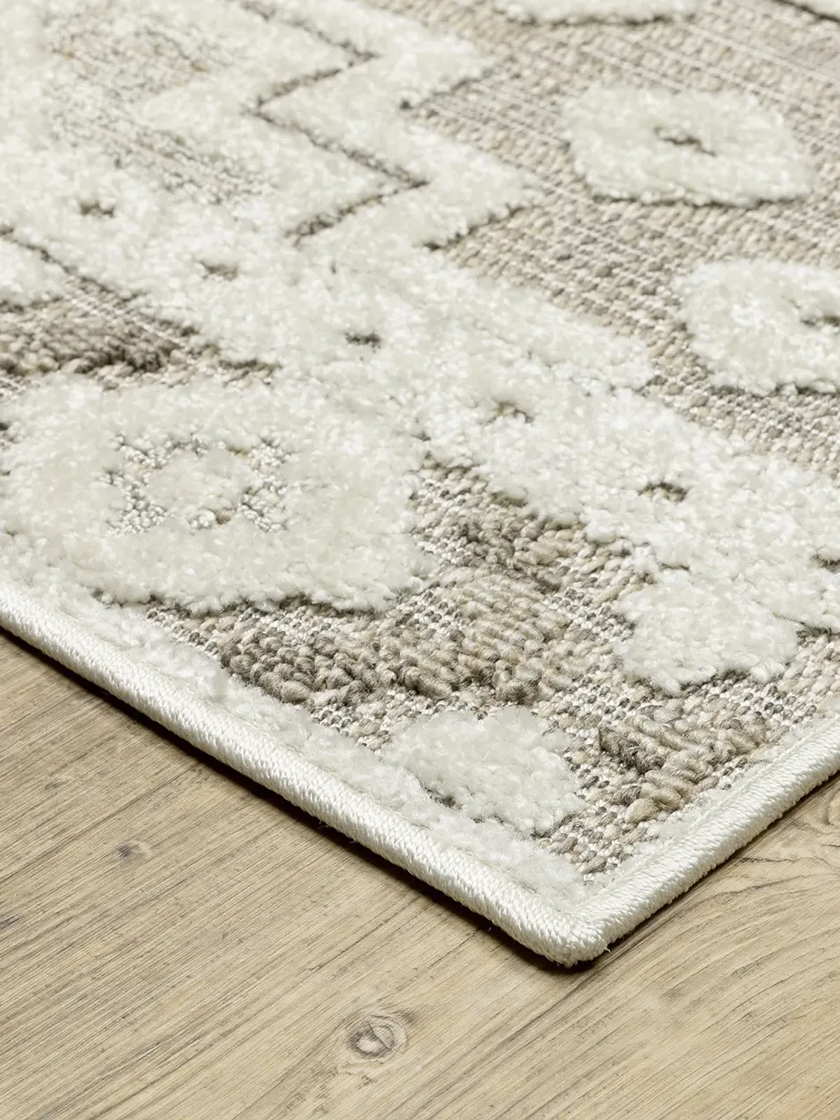 Tangier 9'10" x 12'10" Beige Rug