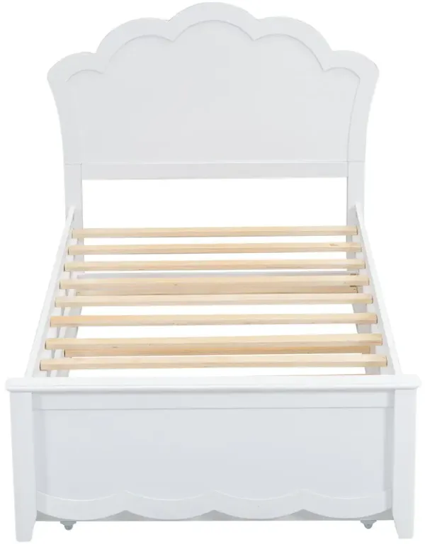 Merax Classic Platform Bed with Trundle