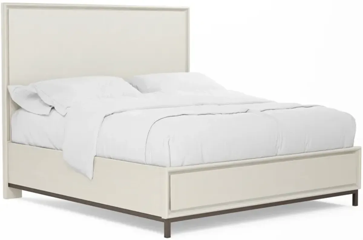 Blanc King Panel Bed