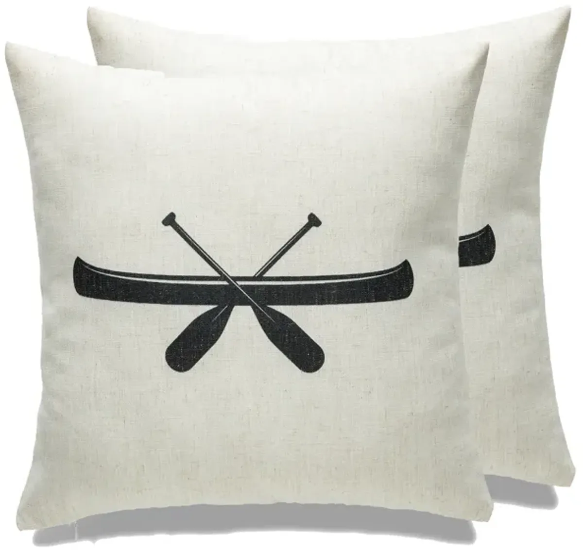 Cottage Icons throw pillow - set of 2