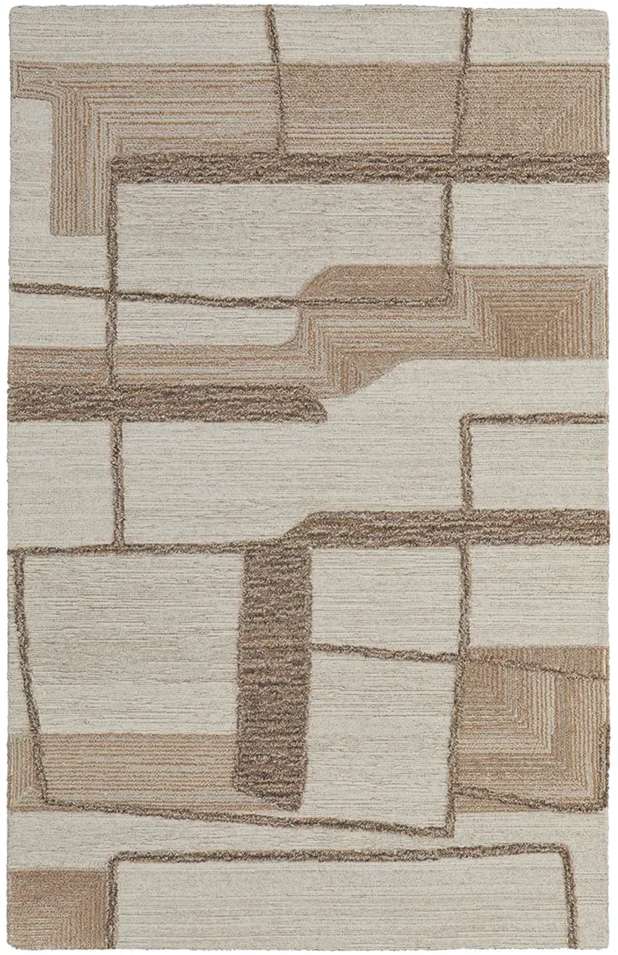 Pollock 8954F 2' x 3' Ivory/Brown/Tan Rug