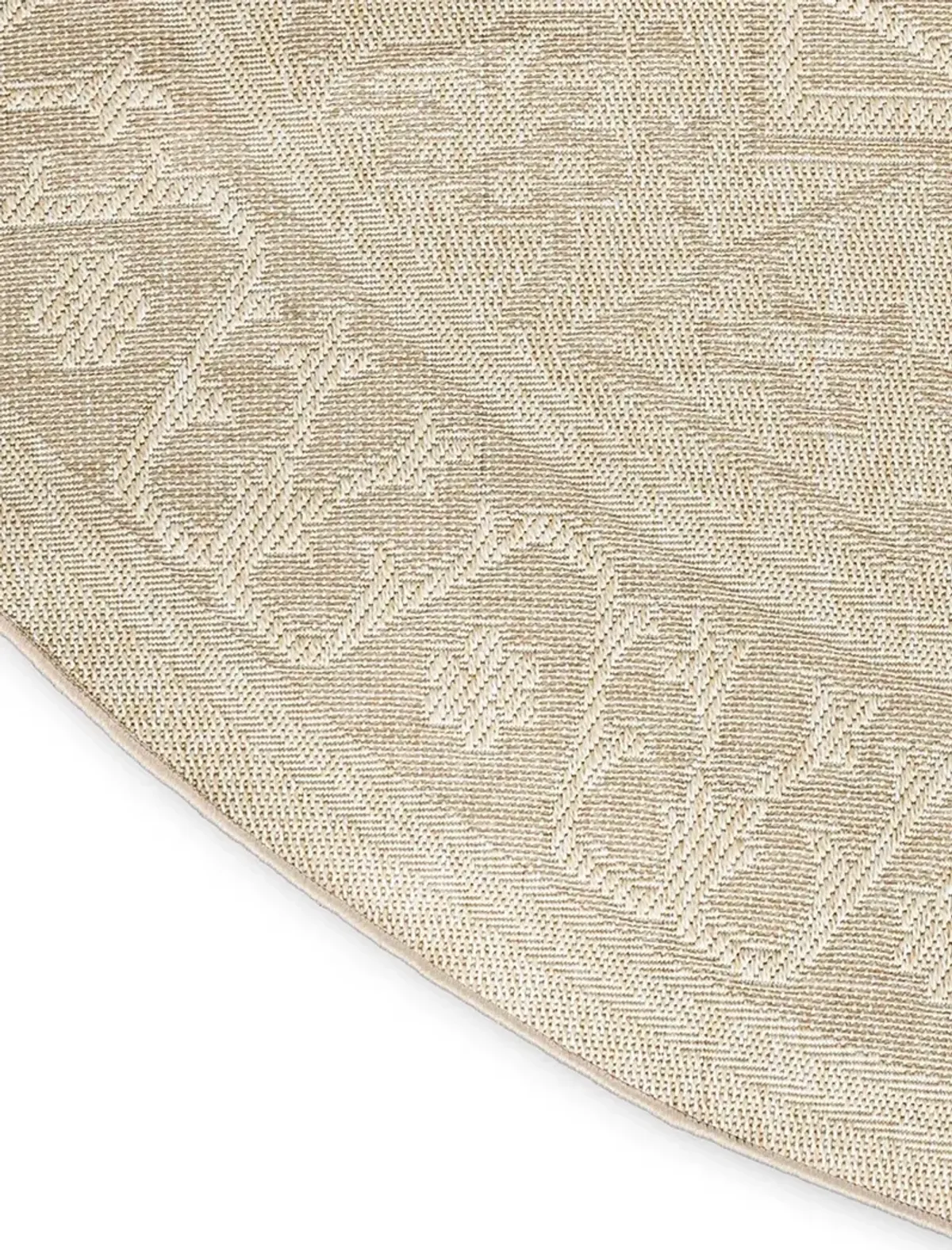 Tulum TLM05 Cream 8' x Round Rug