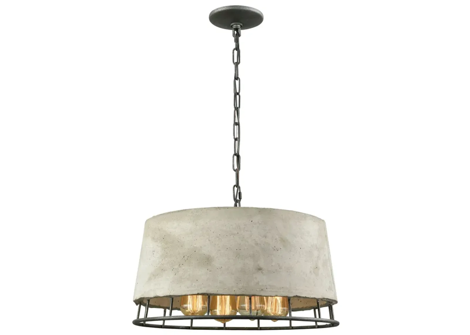 Brocca 18'' Wide 4-Light Chandelier