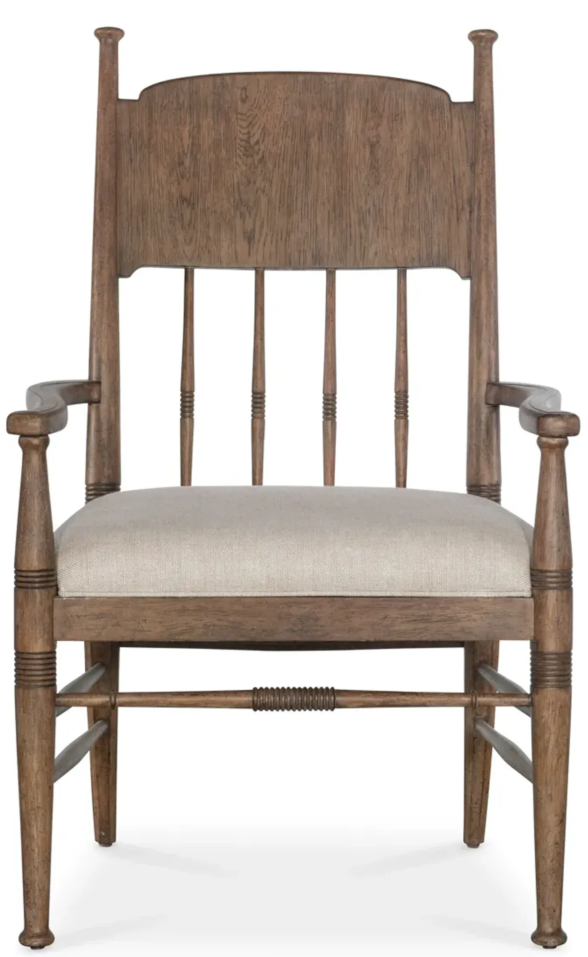 Americana Upholstered Seat Arm Chair