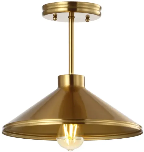 Cisco Iron Modern Farmhouse LED Semi Flush Mount