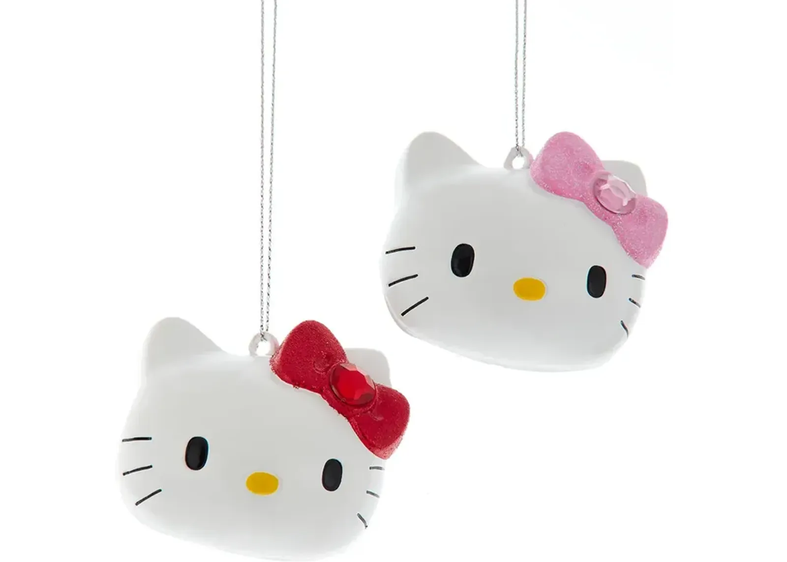 3-Inch Hello Kitty™ Ornaments – Set of 2: Cute Christmas Decorations for a Whimsical Touch