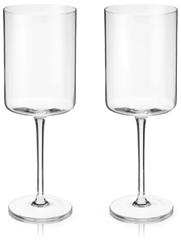 Laurel Crystal Red Wine Glasses Set of 2
