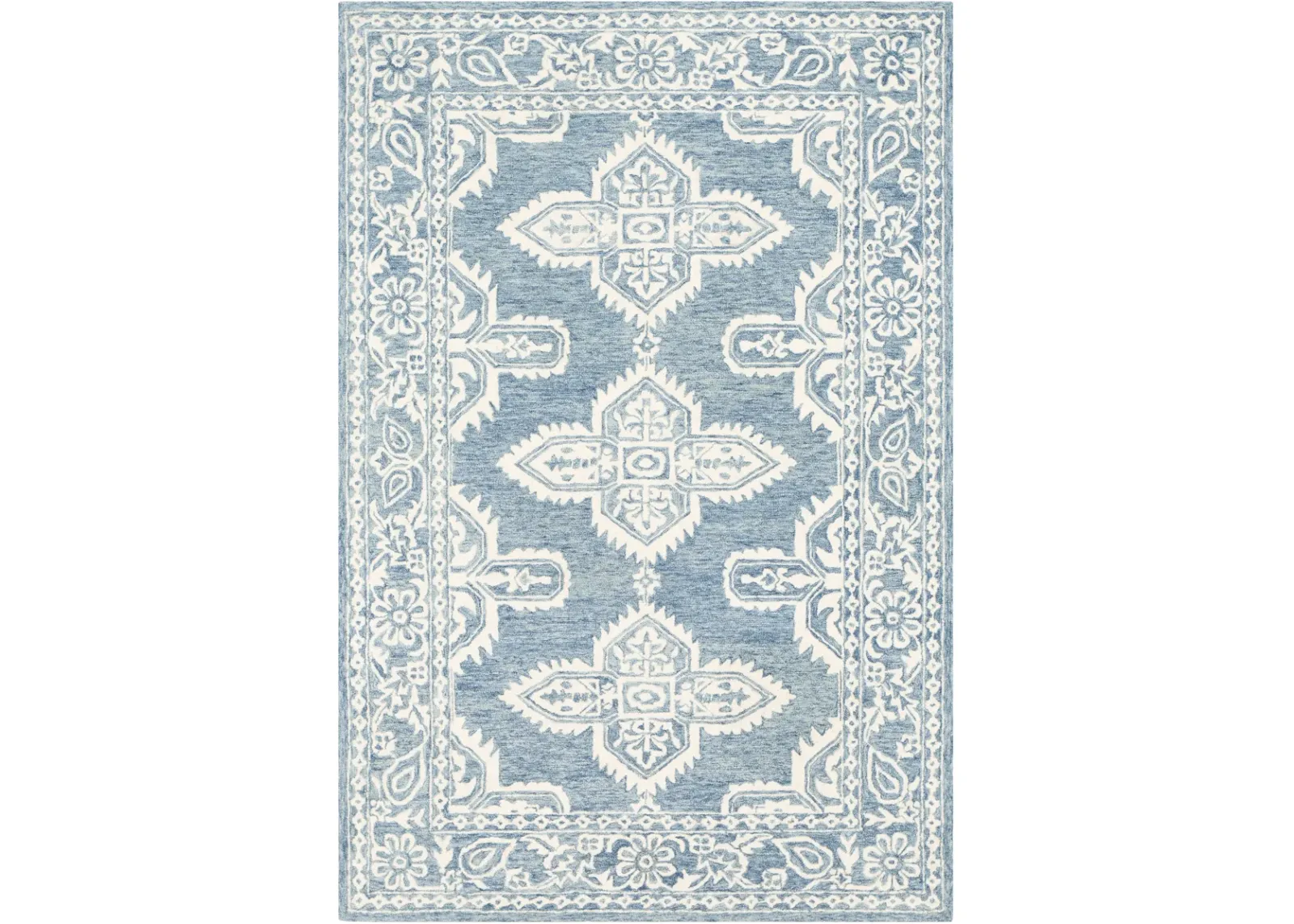 Granada GND-2300 6' Round Blue Rug