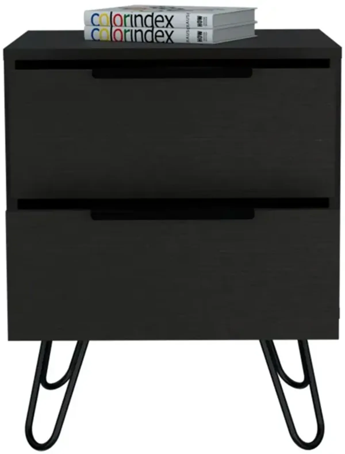 Nightstand Skyoner 2, Bedroom, Black