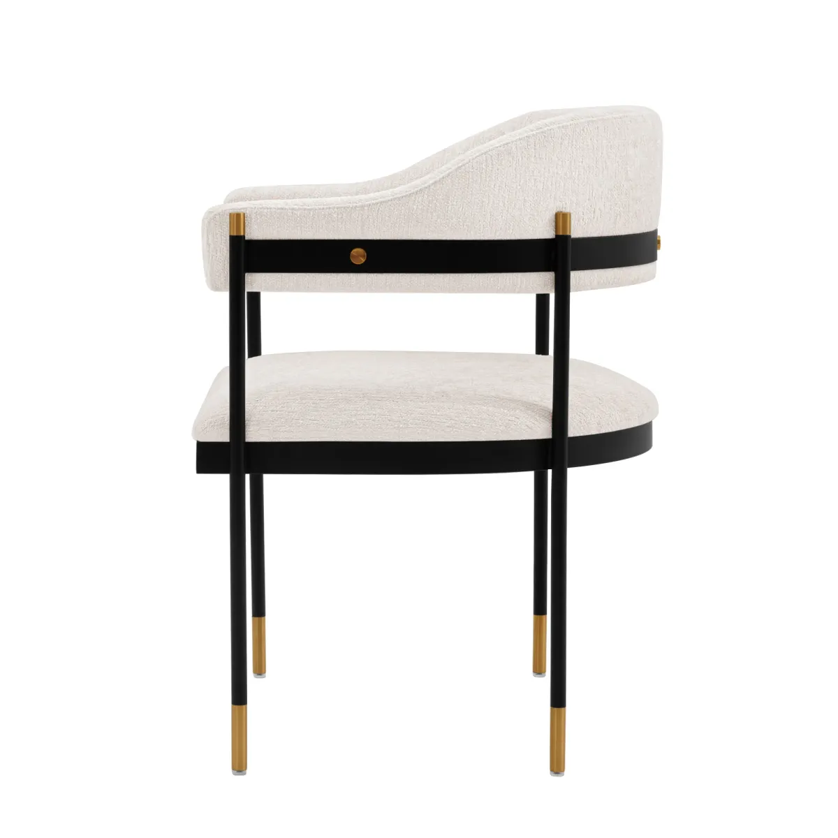 Lia Cream Dining Arm Chair