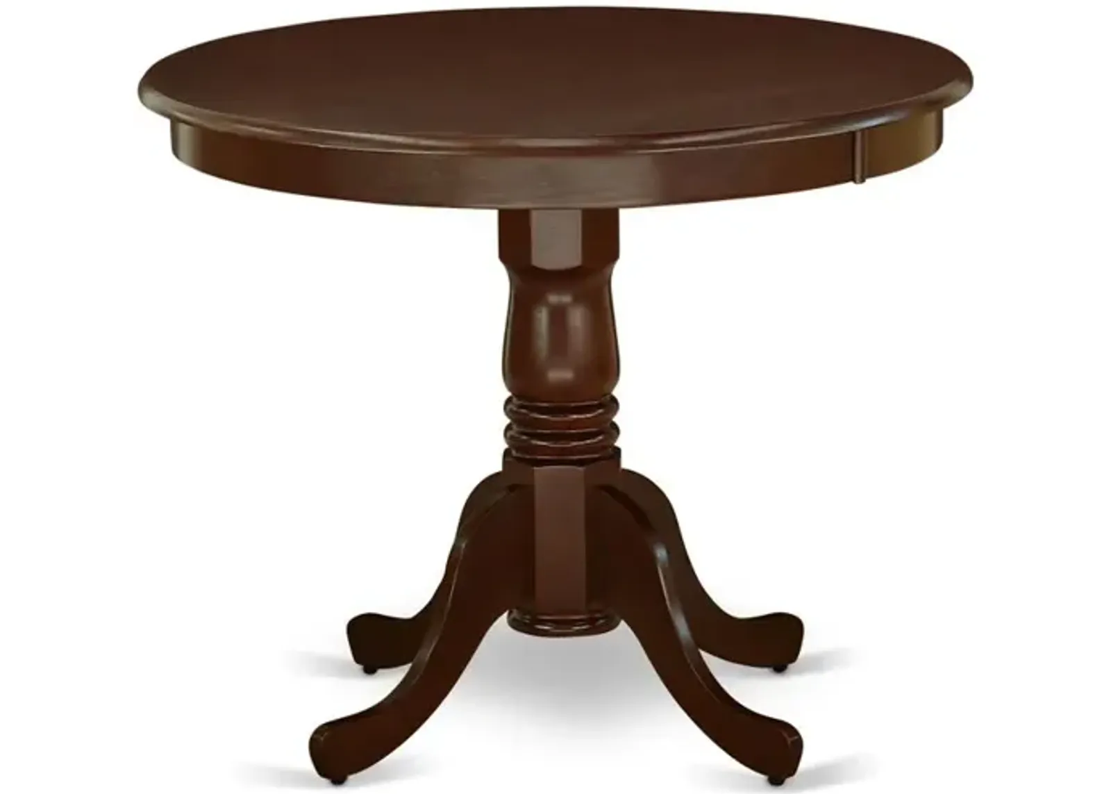 East West Furniture Dining Table Mahogany, ANT-MAH-TP