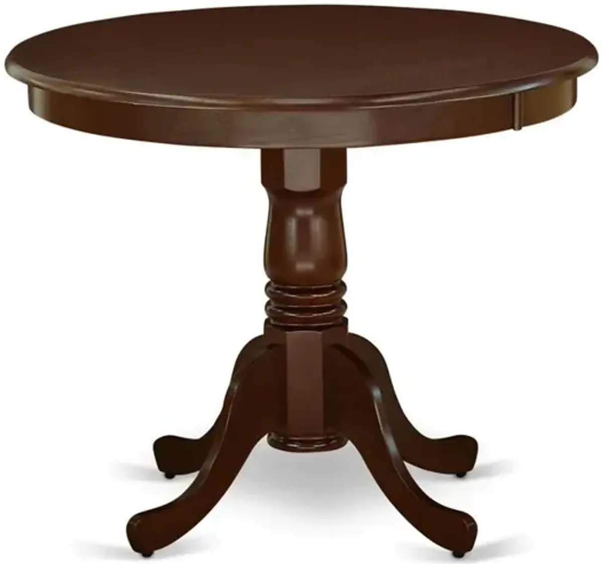 East West Furniture Dining Table Mahogany, ANT-MAH-TP