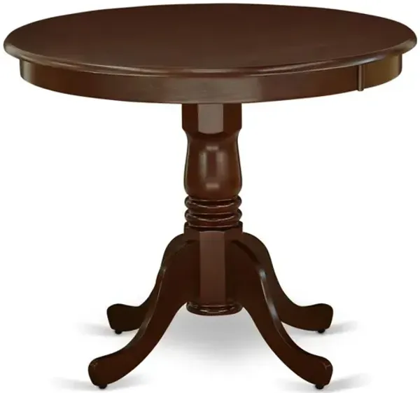 East West Furniture Dining Table Mahogany, ANT-MAH-TP