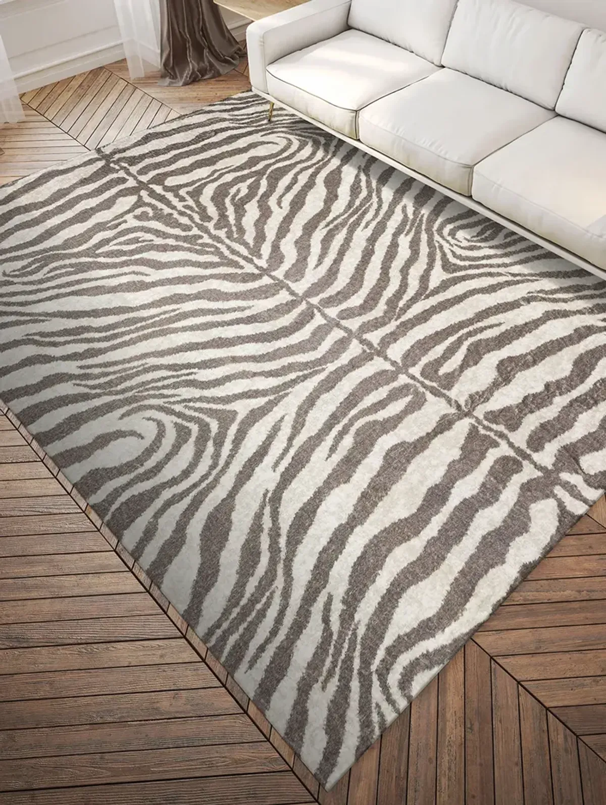 Akina AK1 Mocha 8' x 10' Rug