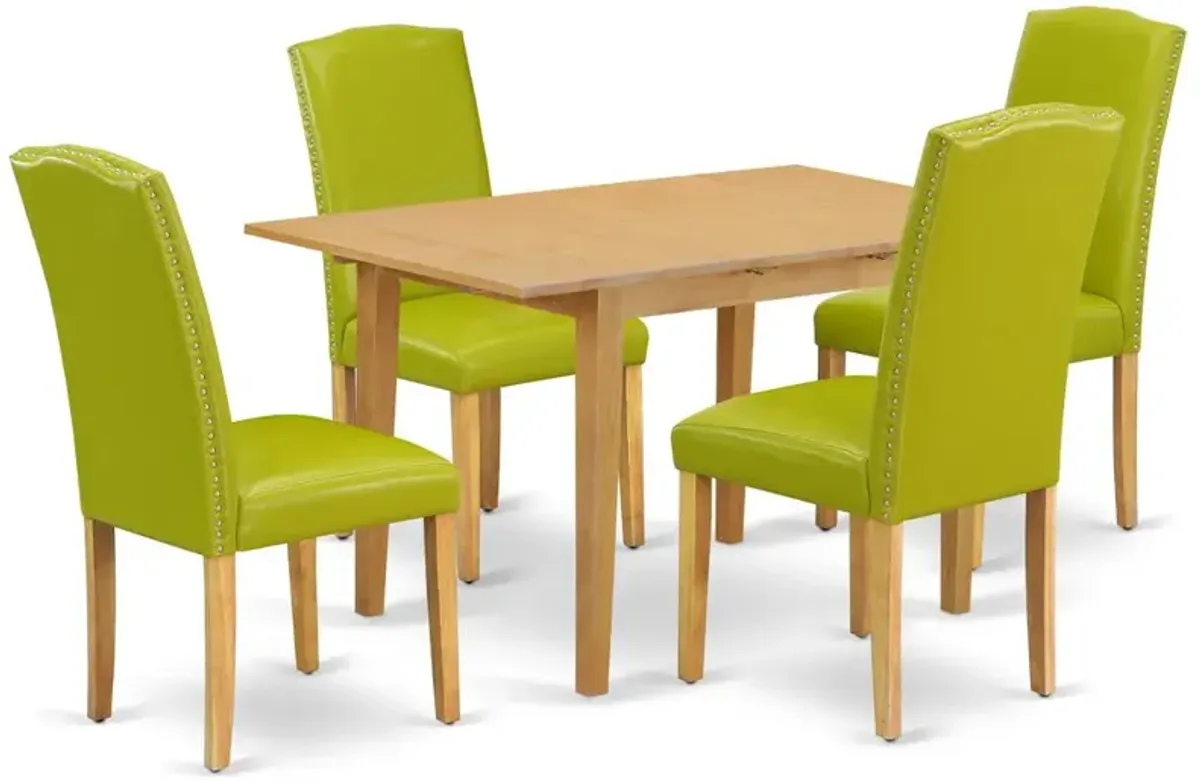 Dining Room Set Oak, NOEN5-OAK-51