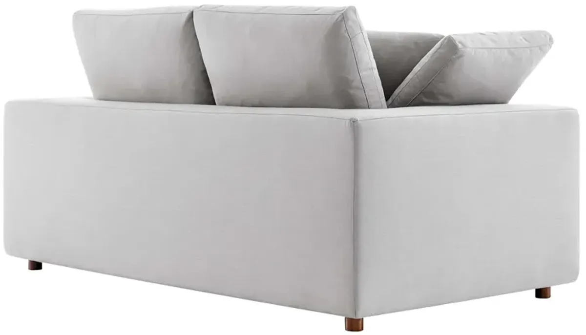 Modway Commix Love Seats, Light Gray