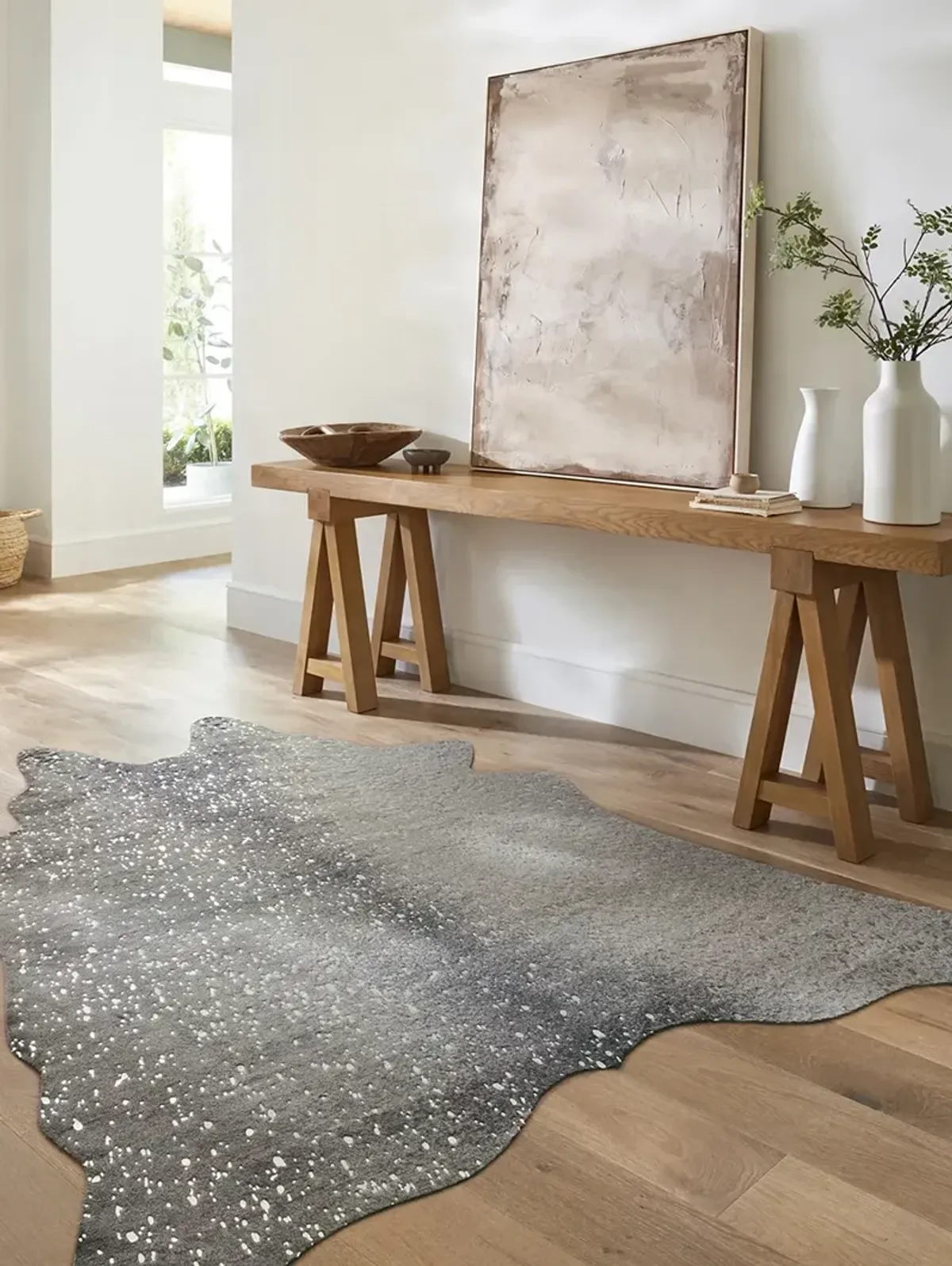 Bryce BZ03 Graphite/Silver 5' x 6'6" Rug