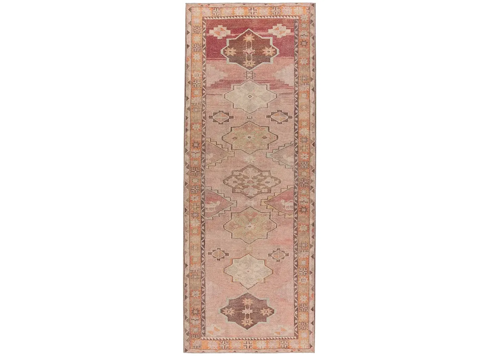 Canteena Jesse Orange 3'1" x 8' Runner Rug