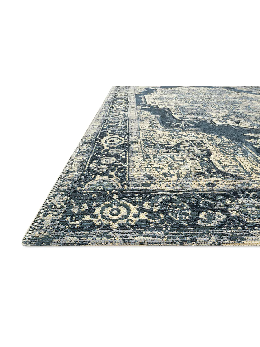 Mika MIK01 Dk Blue/Dk Blue 7'10" x 11'2" Rug