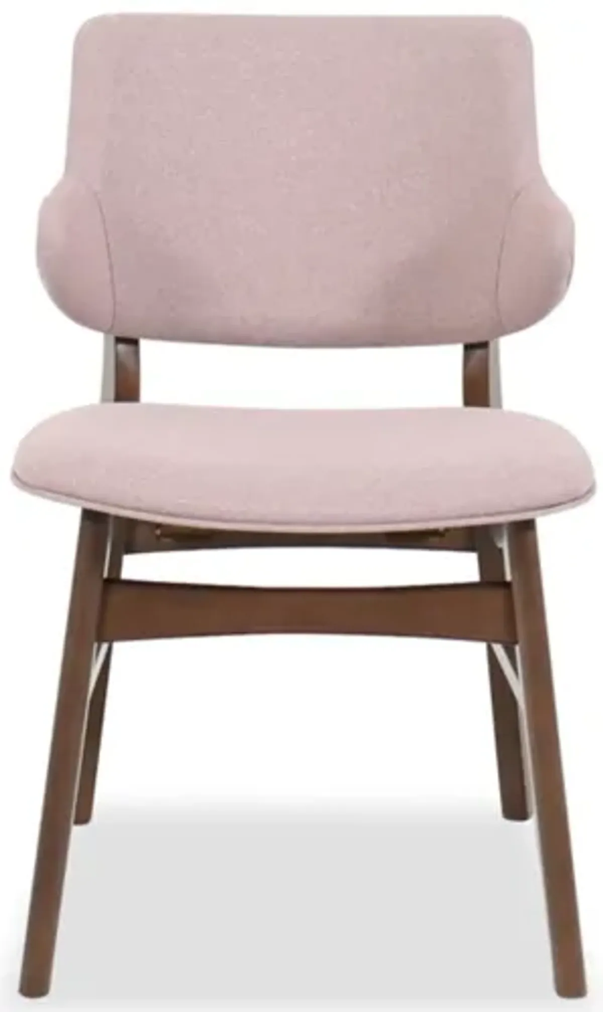 Upholstered Side Chair in Pink