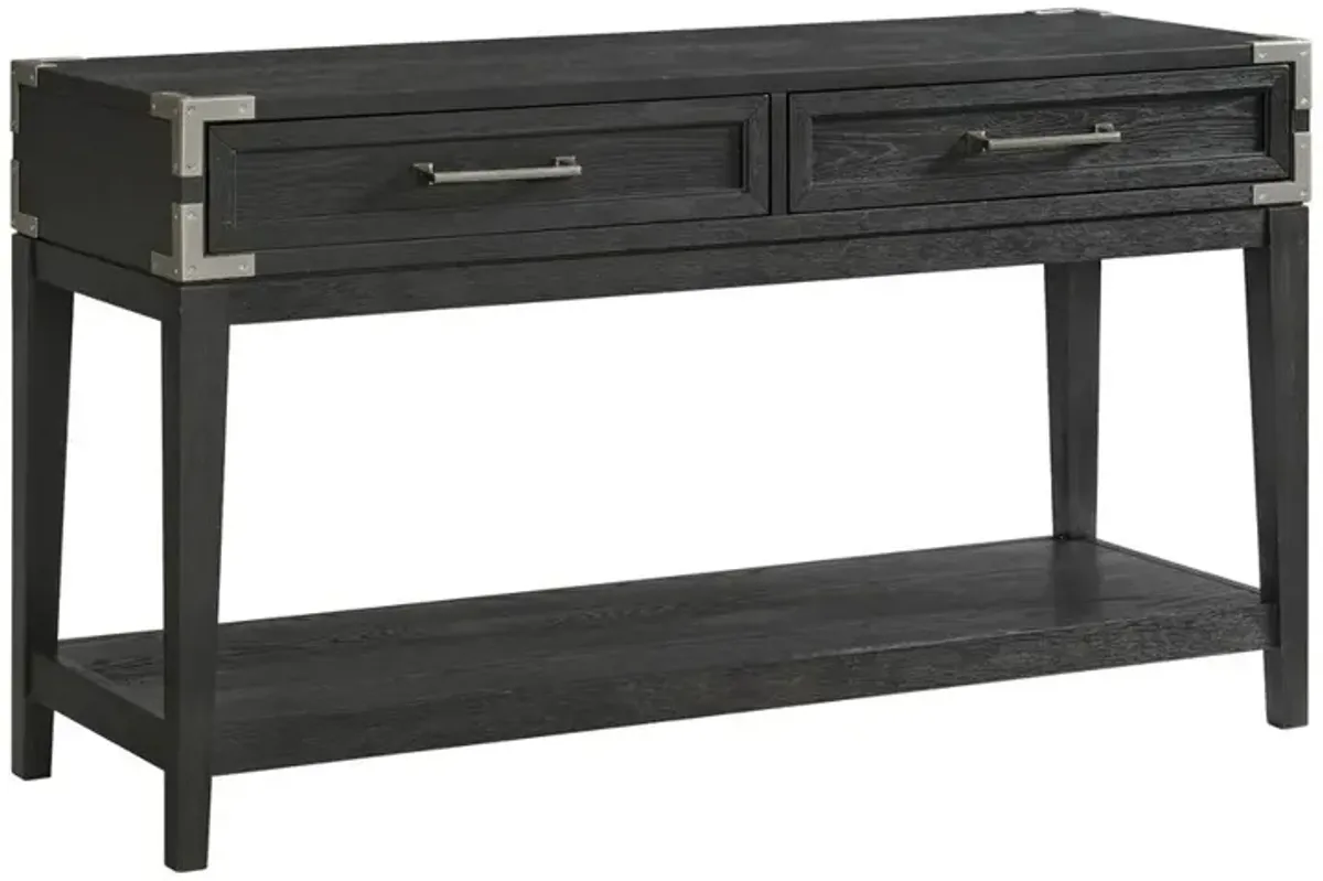 52x18 Sofa Table in Weathered Steel