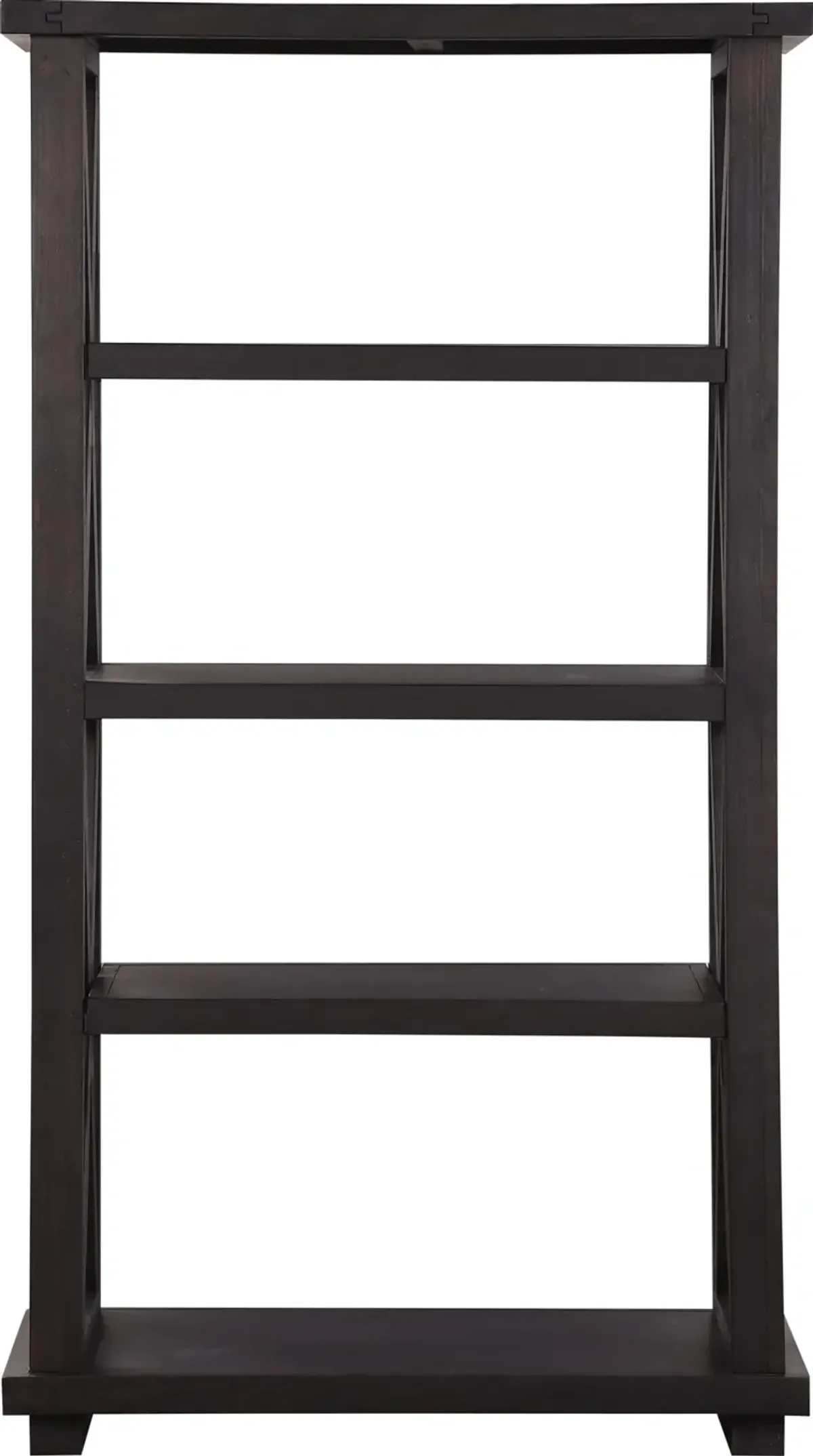 Yosemite Solid Wood Bookcase in Cafe