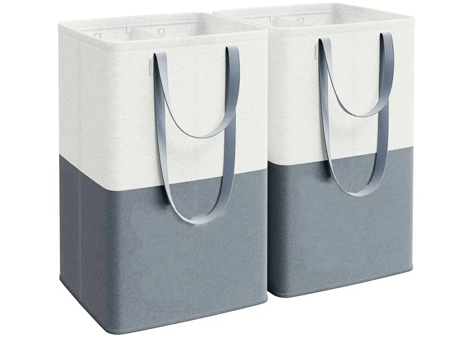 Set of 2 Laundry Baskets for Convenient and Organized Washing