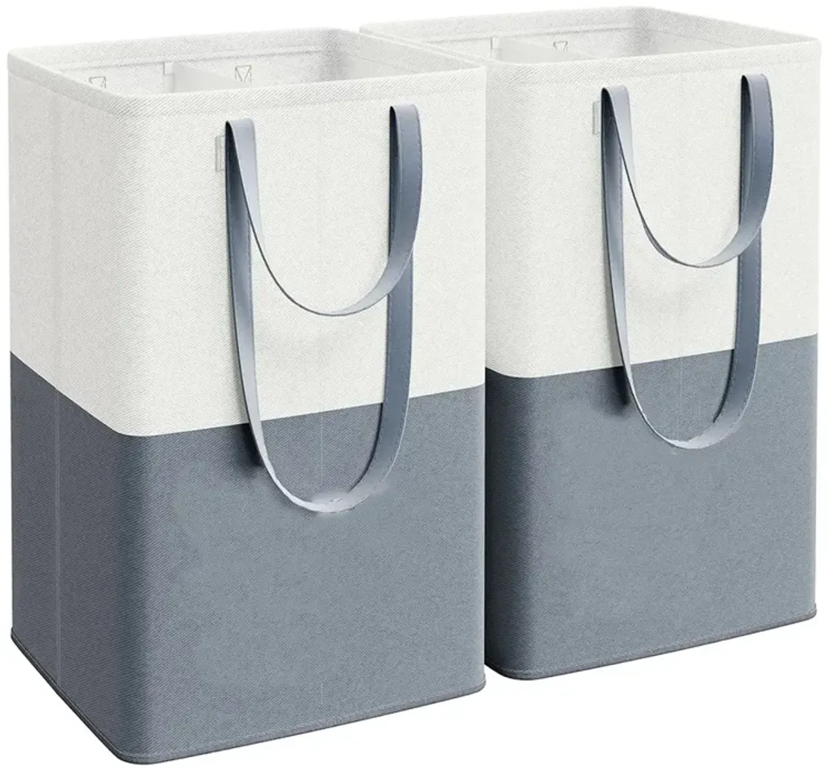 Set of 2 Laundry Baskets for Convenient and Organized Washing