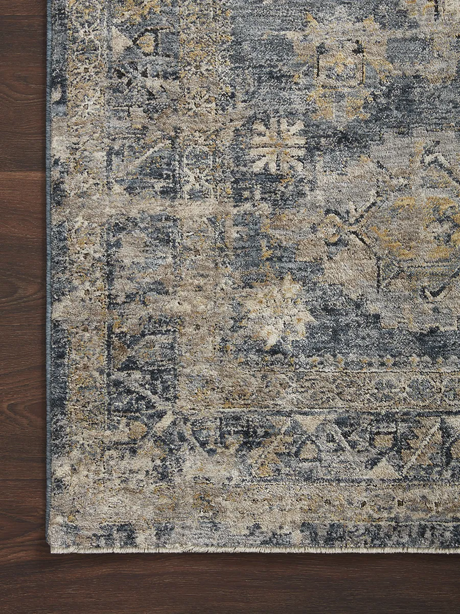 Gaia GAA02 Denim/Taupe 6'7" x 9'10" Rug