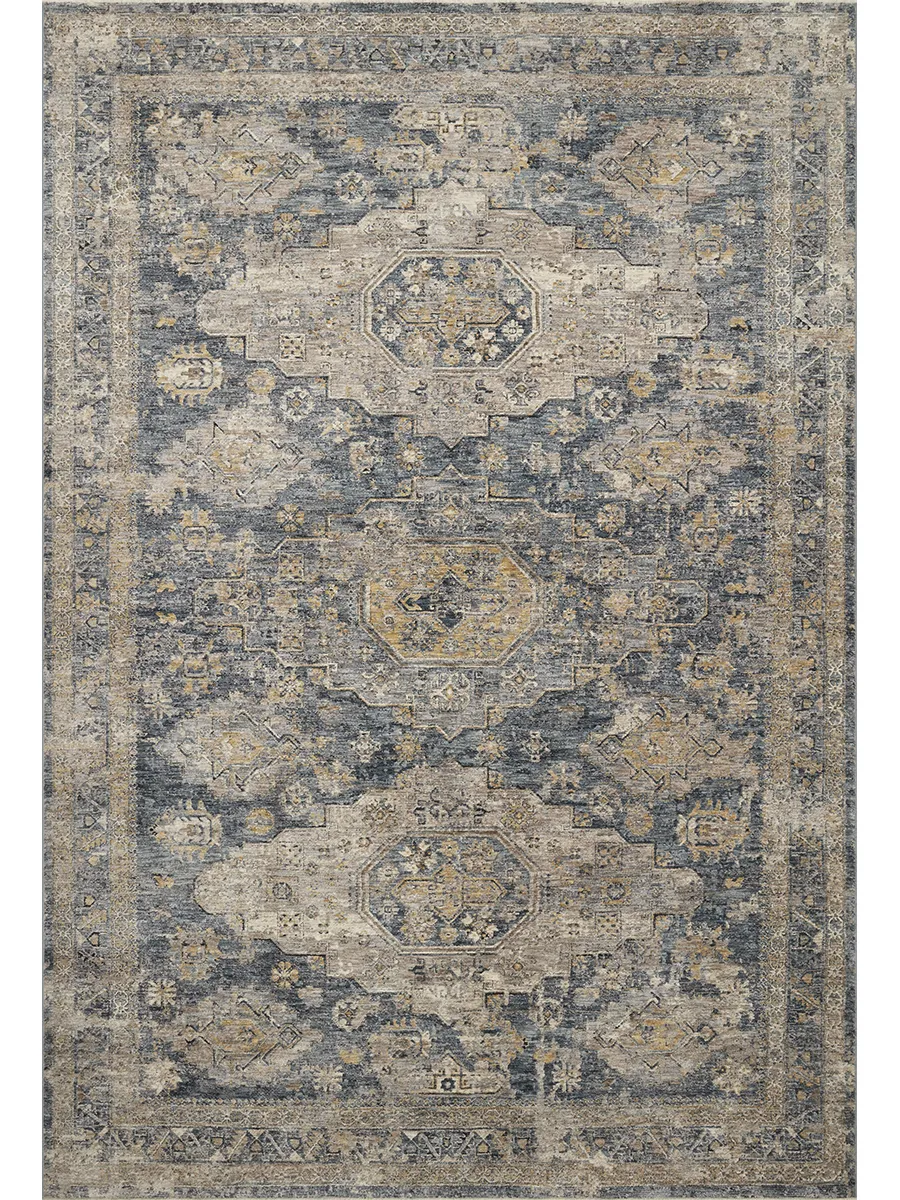 Gaia GAA02 Denim/Taupe 6'7" x 9'10" Rug