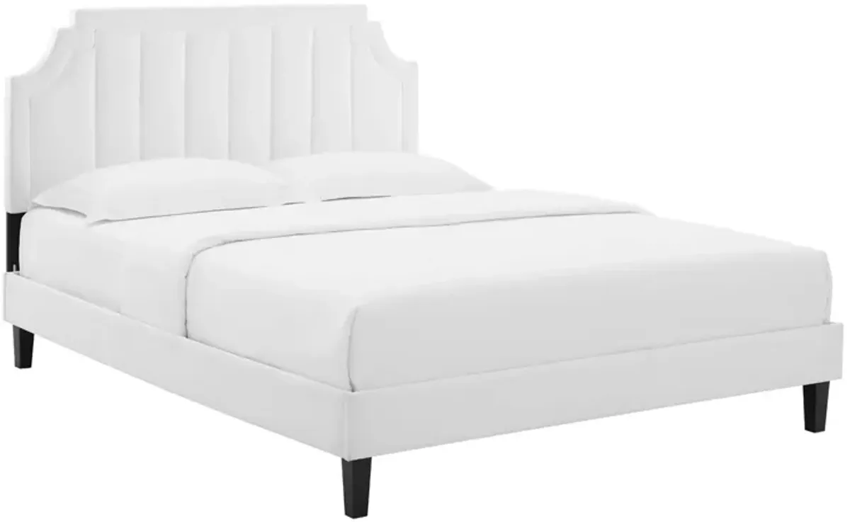 Modway - Sienna Performance Velvet Queen Platform Bed